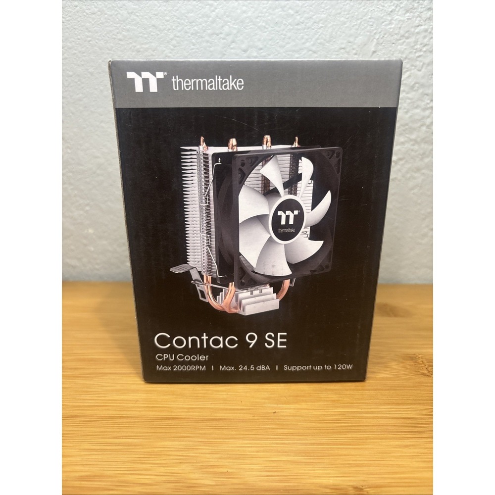 Contac 9 SE CPU Cooler, 120W Cooling Power, 92mm PWM Fan, PN:  CL-P106-AL09WT-A‎